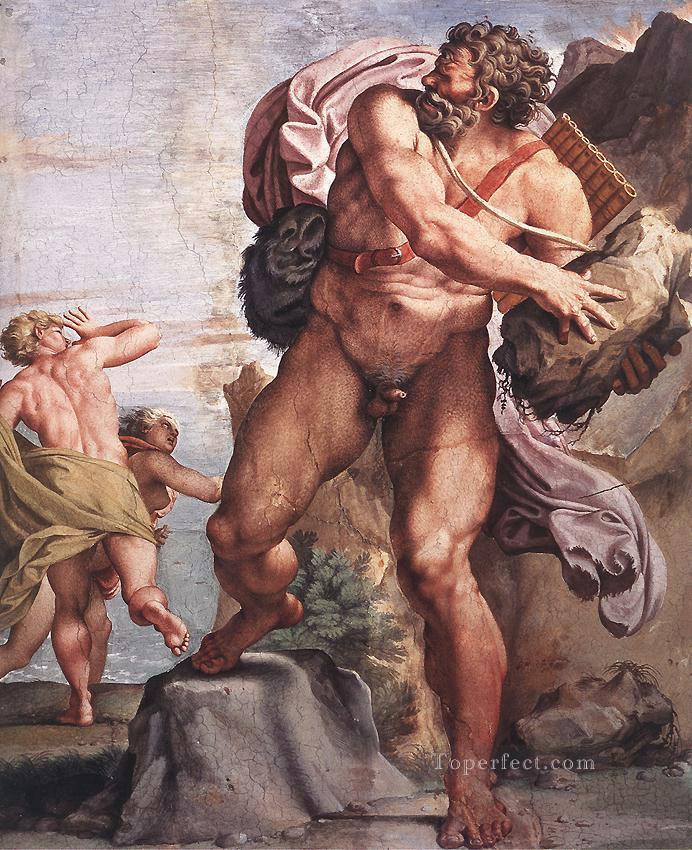 The Cyclops Polyphemus Baroque Annibale Carracci Oil Paintings